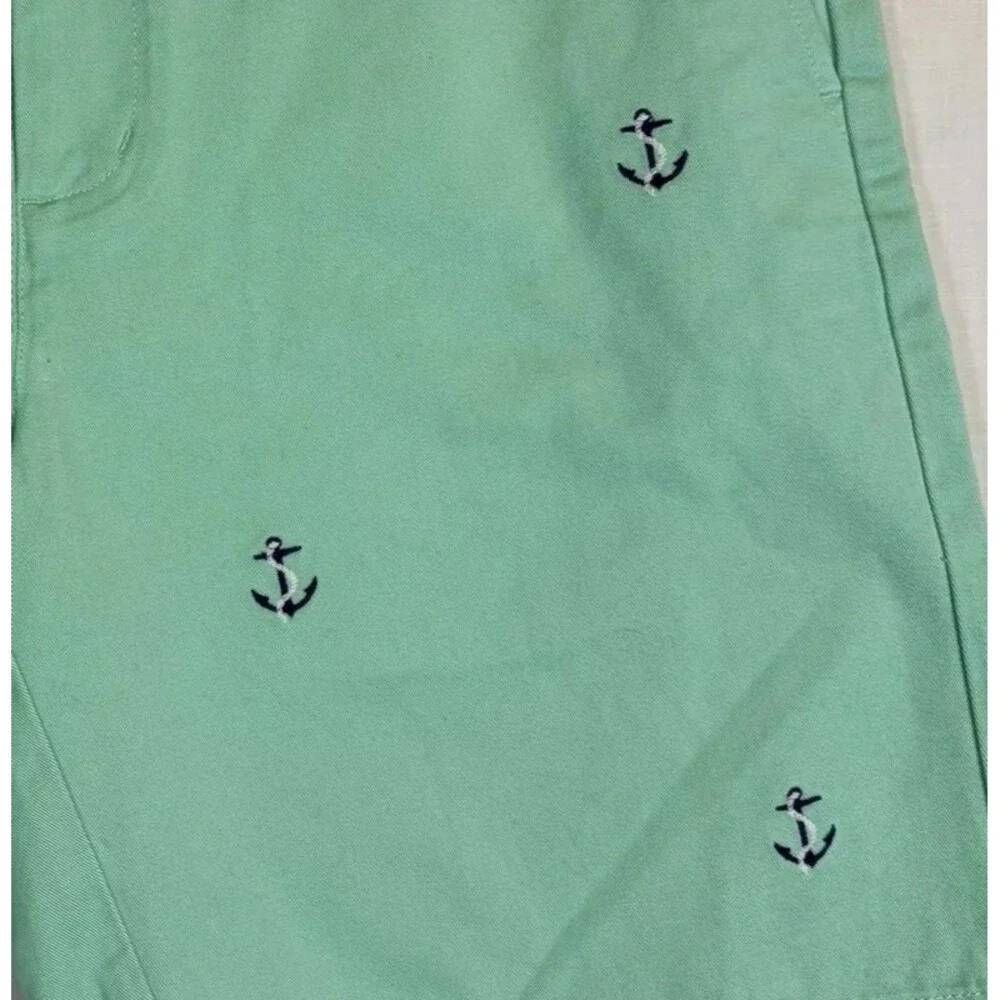 Vineyard Vines Classic Fit 9” Breaker Shorts Green Nautical Men’s 33” NWT